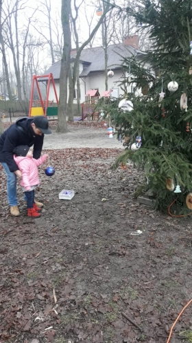 Pierwsi zalesianie ubierają choinkę w sobotę 19.12